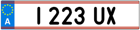 Truck License Plate